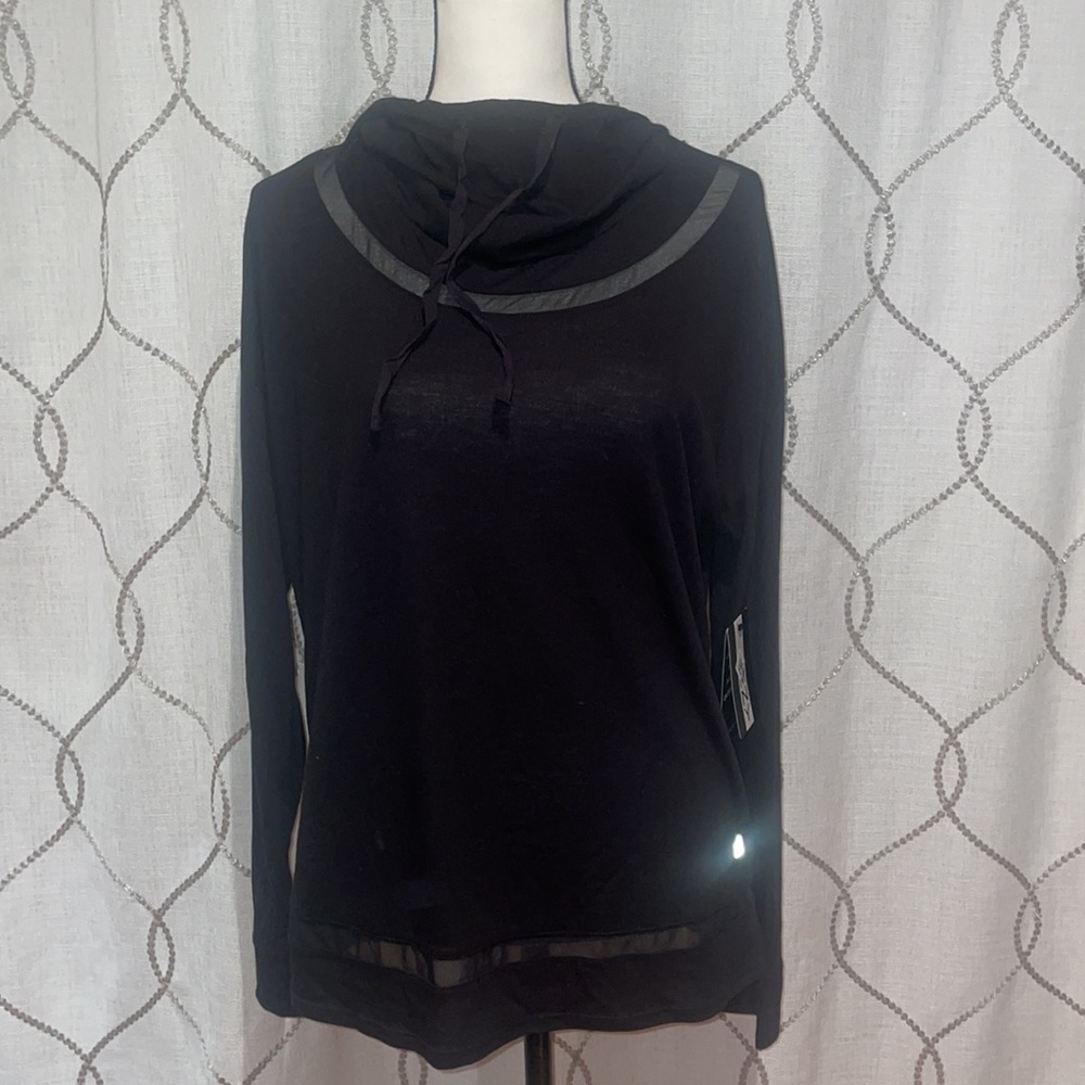 Black luxury with hood light long sleeve Marc New York NEW